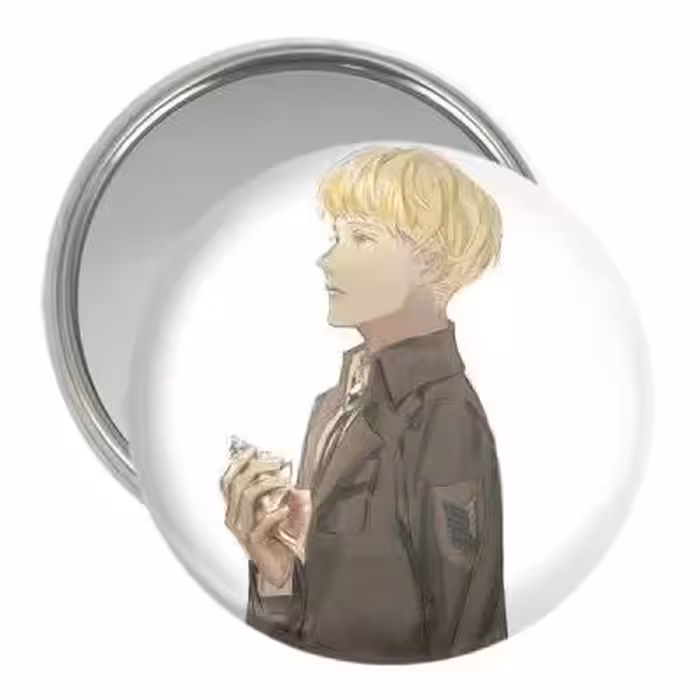 آینه جیبی خندالو مدل ارمین انیمه اتک آن تایتان Attack on Titan کد 18592