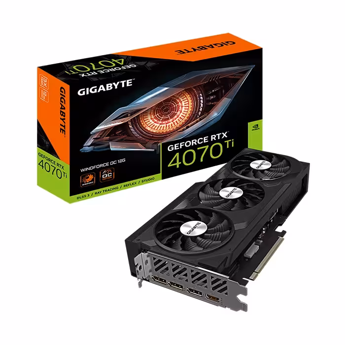 کارت گرافیک گیگابایت GeForce RTX 4070 Ti WINDFORCE OC 12GB