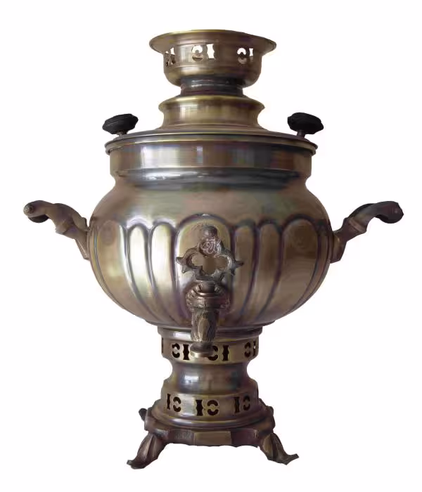 سماور زغالی آنتیک ترکدار مدل T101