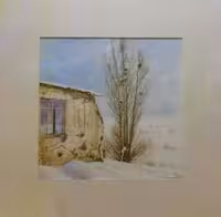 تابلو نقاشی خانه قدیمی کد 101042