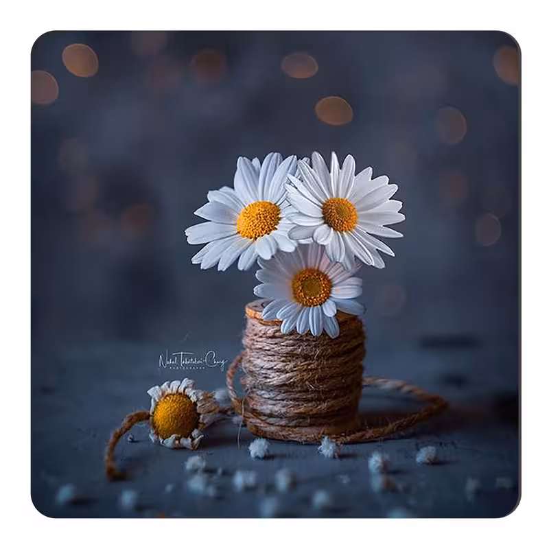 مگنت طرح گل و گلدان کد wmg3894