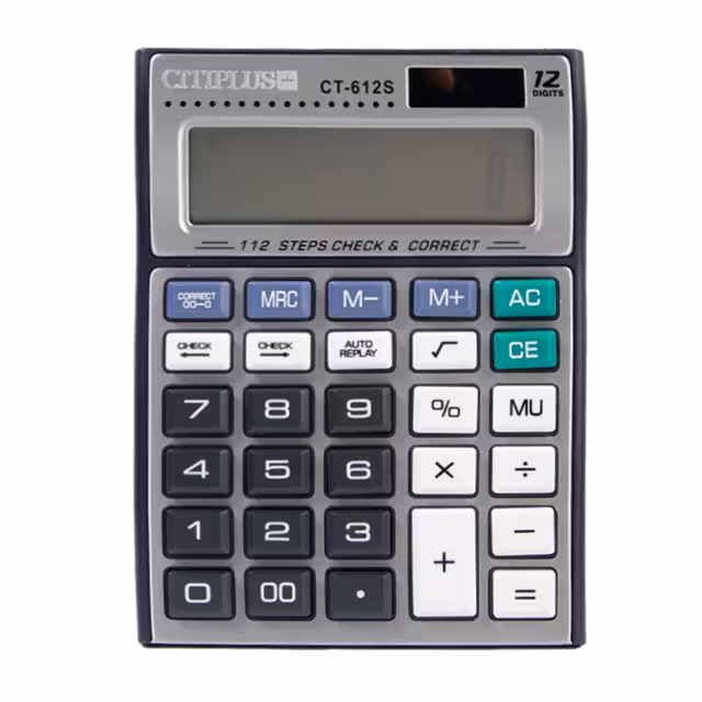 ماشین حساب سی تی پلاس مدل Ct-612s