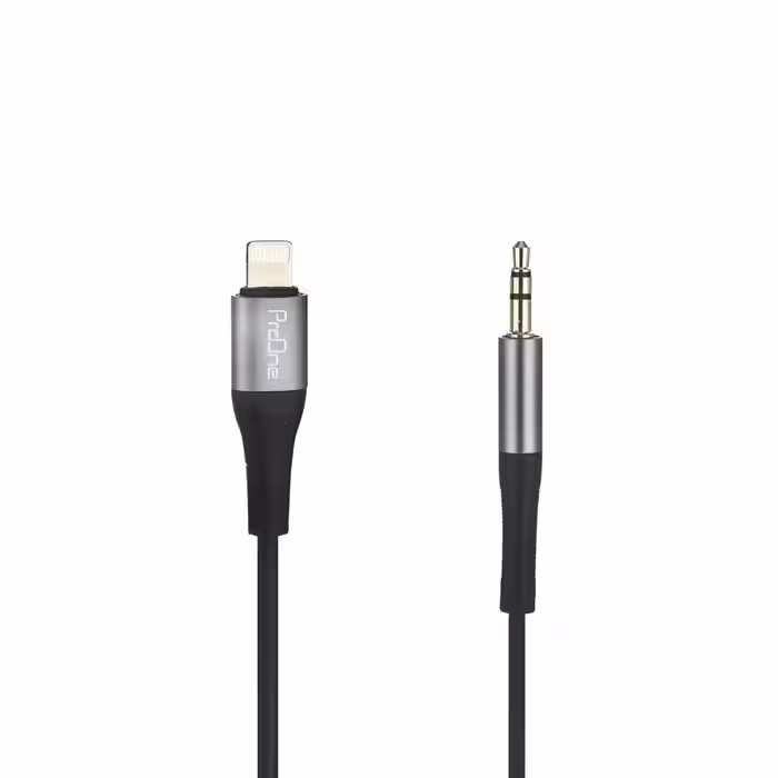 کابل تبدیل لایتنینگ به AUX پرووان مدل PCA48 طول 1 متر