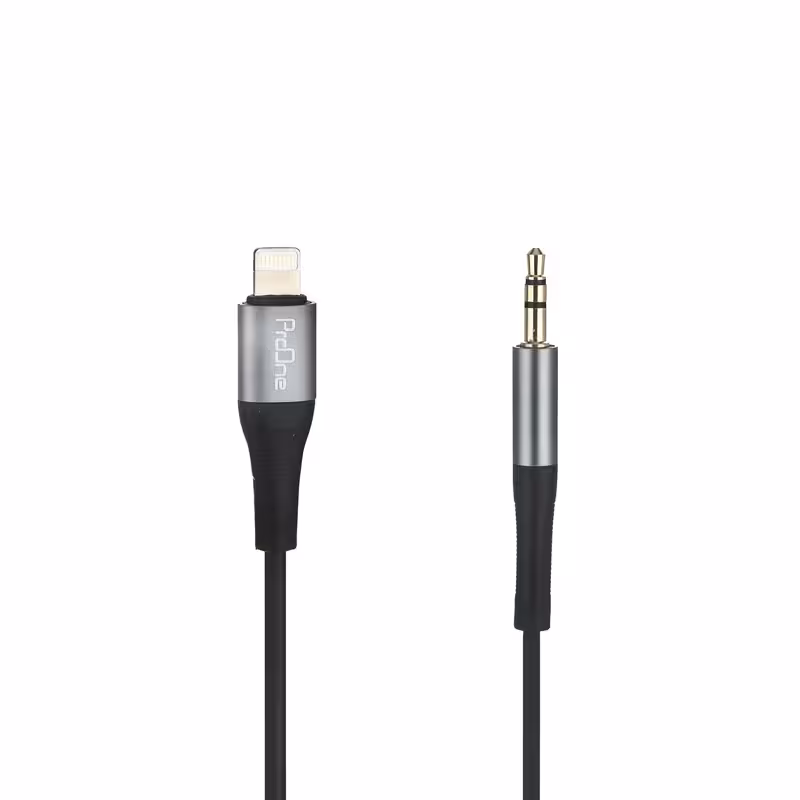 کابل تبدیل لایتنینگ به AUX پرووان مدل PCA48 طول 1 متر