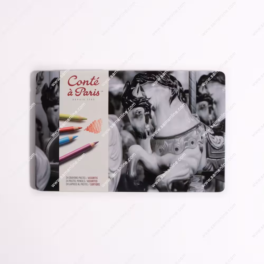 مداد پاستل 24 رنگ کنته پاریس مدل PASTEL 1355