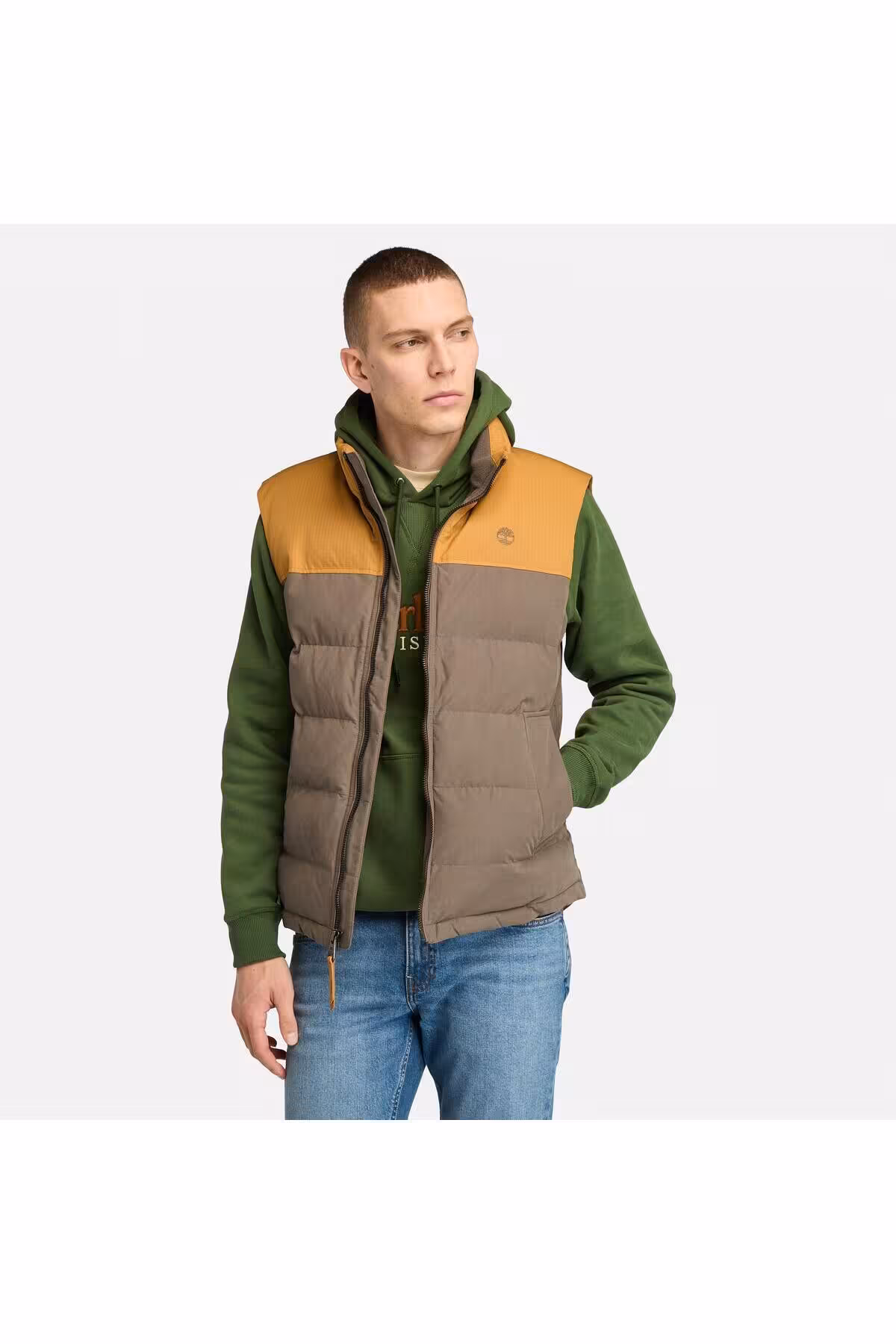 جلیقه مردانه WELCH MOUNTAIN با دوام آب یقه قرمز مردان را دفع کرد Timberland