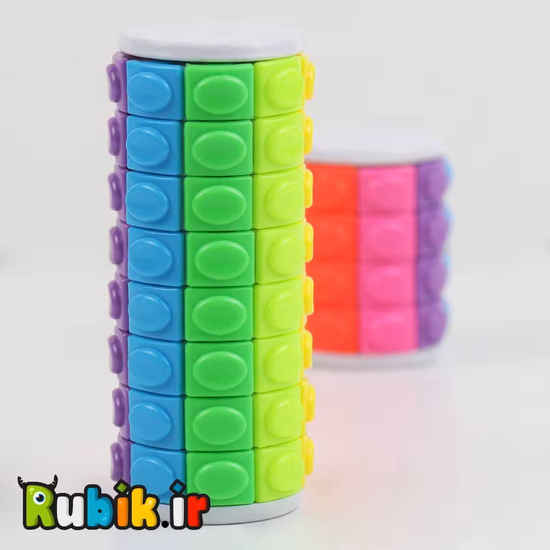 سفید-استوانه پازلی بزرگ(دوقلوی سابق)