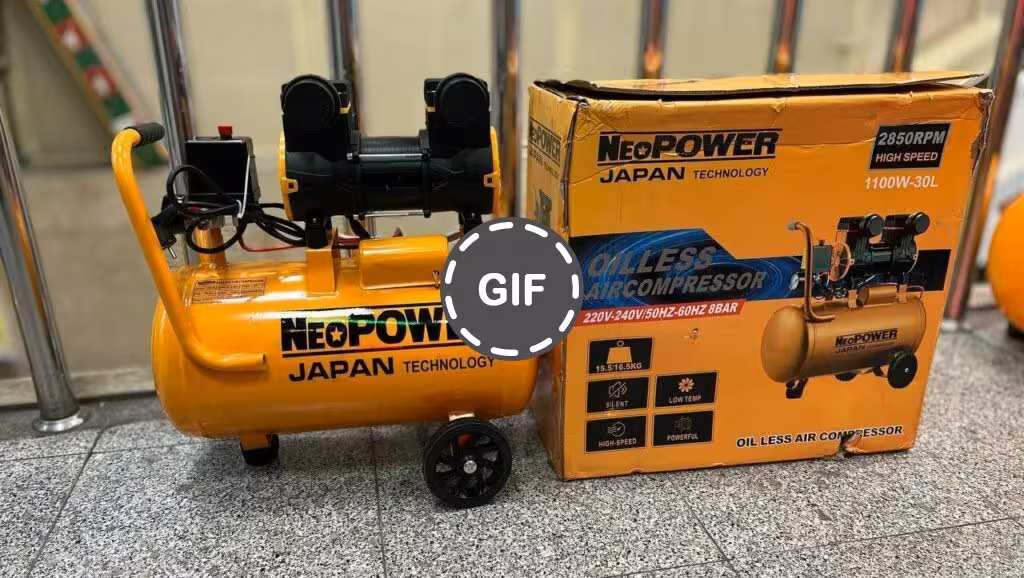 کمپرسور سایلنت 30 لیتری نیوپاور مدل NEO-30