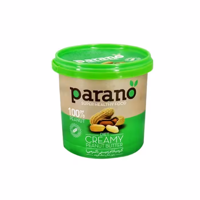 کره بادام زمینی پارانو کرمی رژیمی 185گرمی