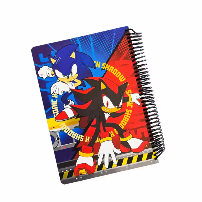 دفتر مشق 100 برگ حاشیه دار لانگو طرح سونیک 4