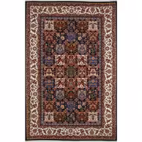 گبه ماشینی افرند زمینه سرمه ای کد 713 (چهار متری)