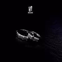 حلقه ست نقره زنانه ومردانه کدhs1011