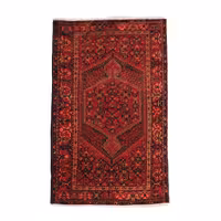 فرش قدیمی دستباف دو و نیم متری طرح ترنج کد 4020231