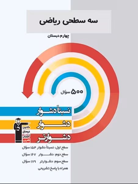 سه سطحی ریاضی چهارم قلم چی - کتابفروشی کوچه کتاب