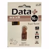 خرید فلش مموری 16 گیگابایت دیتا پلاس مدل DATA PLUS GIFT ROSE GOLD