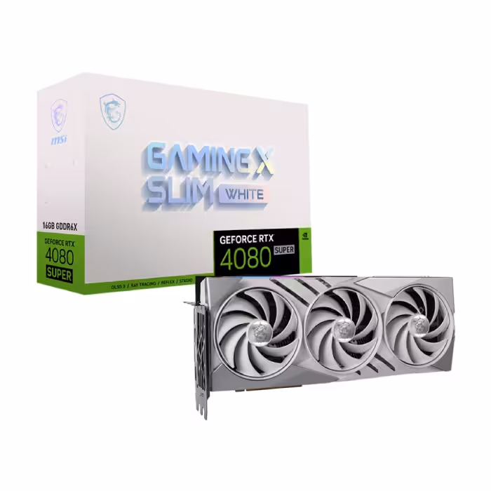 کارت گرافیک ام اس آی GeForce RTX 4080 Super 16GB Gaming X Slim White