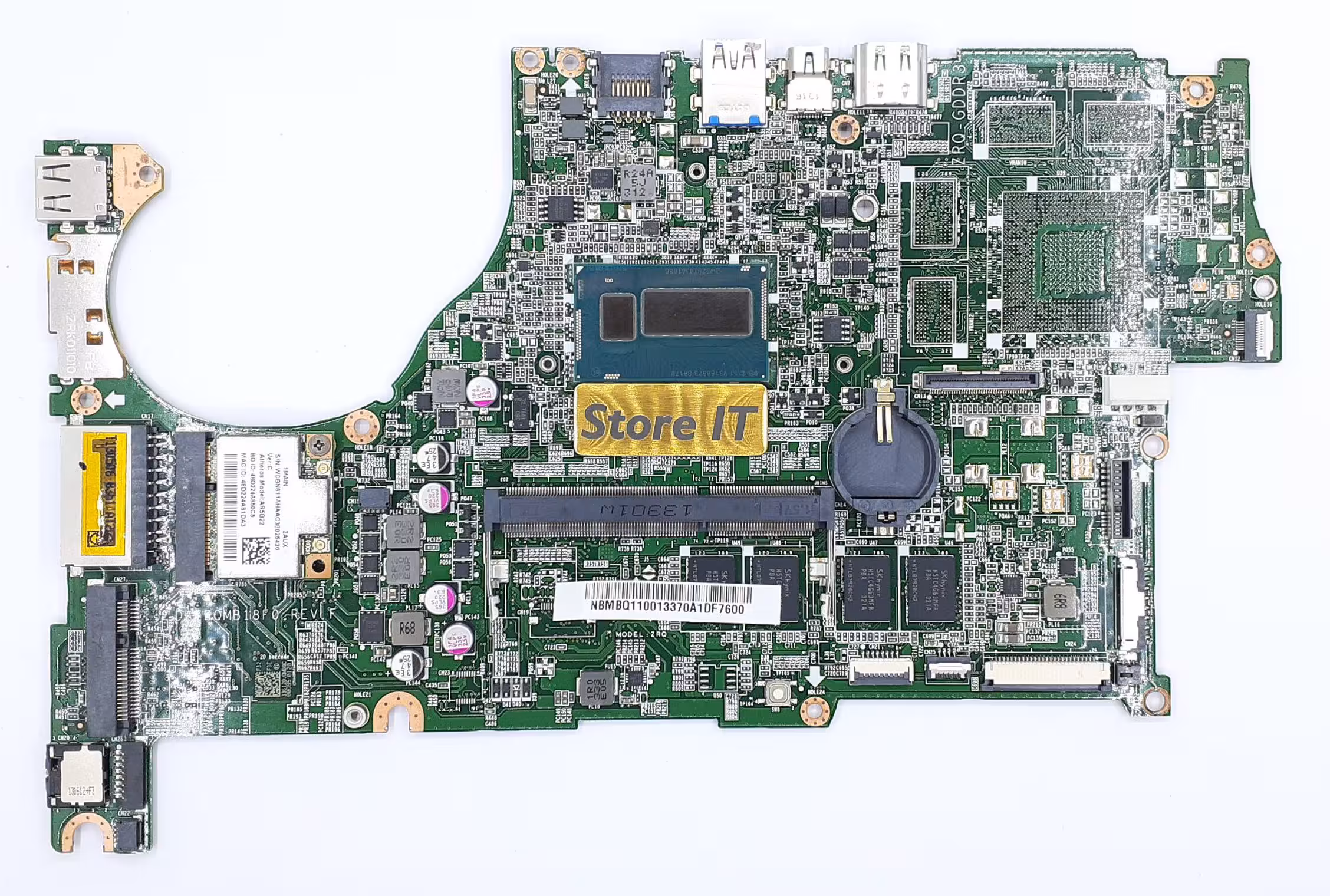 مادربرد لپ تاپ ایسر Aspire V5-573 (ZRQ) I5-4 بدون گرافیک با رم 4GB - فروشگاه اینترنتی استور آی تی
