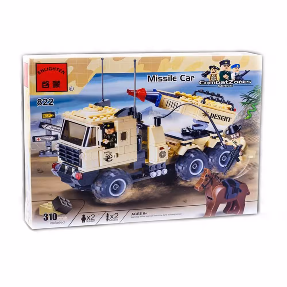 ساختنی انلایتن مدل کامیون نظامی کد 822