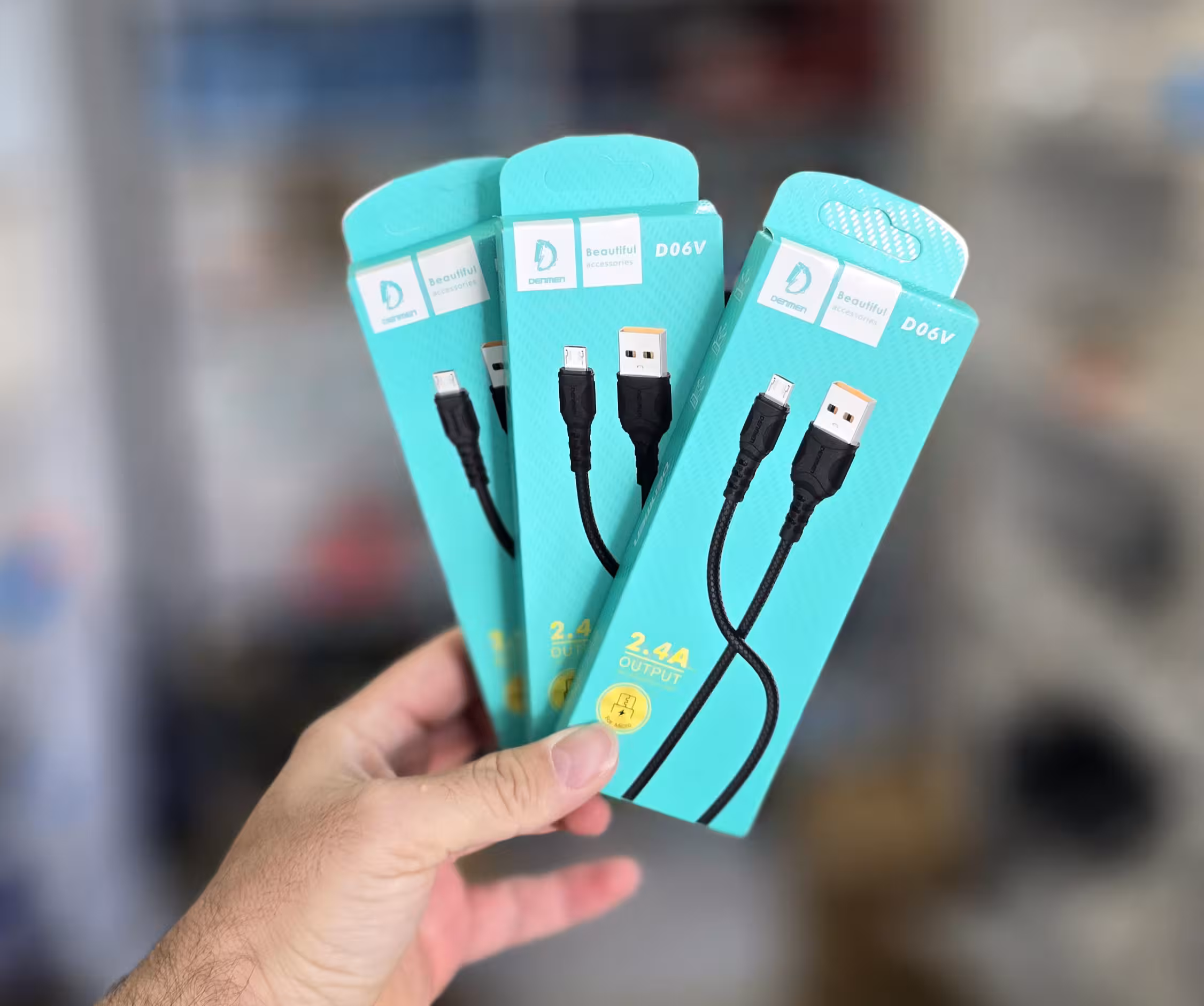 کابل شارژ denmen d06v micro میکرو