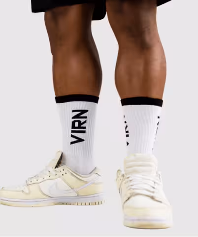 جوراب‌ ساق بلند - سفید ویرن