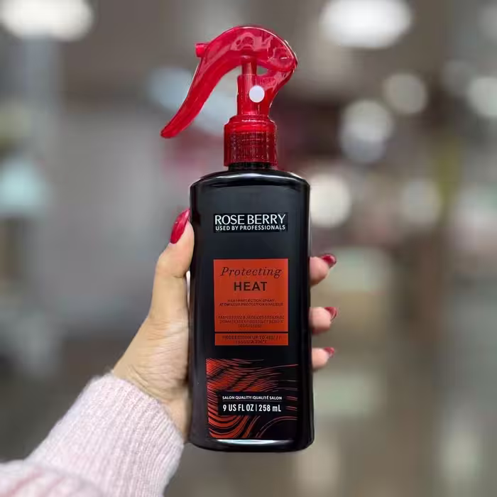 اسپری دوفاز مو ضدحرارت رزبری اماراتی rose berry