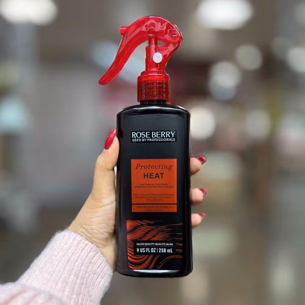 اسپری دوفاز مو ضدحرارت رزبری اماراتی rose berry