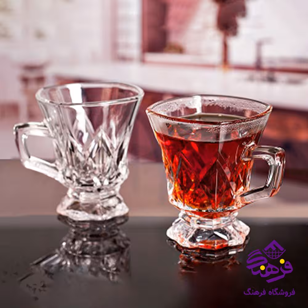 نیم لیوان ویکتور دسته دار کادو کاوه (6دک)