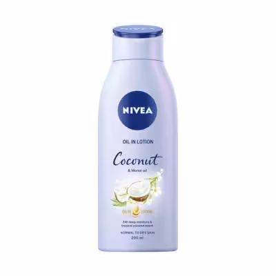 لوسیون بدن نیوا NIVEA عصاره نارگیل Coconut ظرفیت 200 میلی لیتر