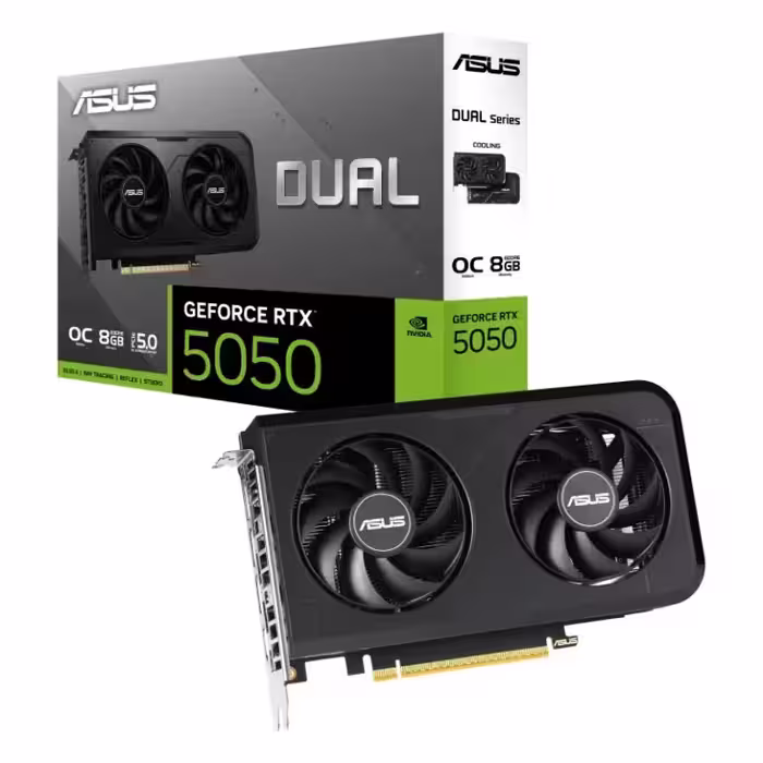 قیمت و خرید کارت گرافیک ایسوس ASUS RTX 5050 8G OC DUAL