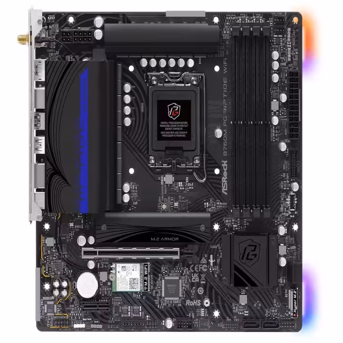 مادربرد ازراک ASROCK B760M PG RIPTIDE WIFI DDR5 (فروش به‌صورت باندل CPU)