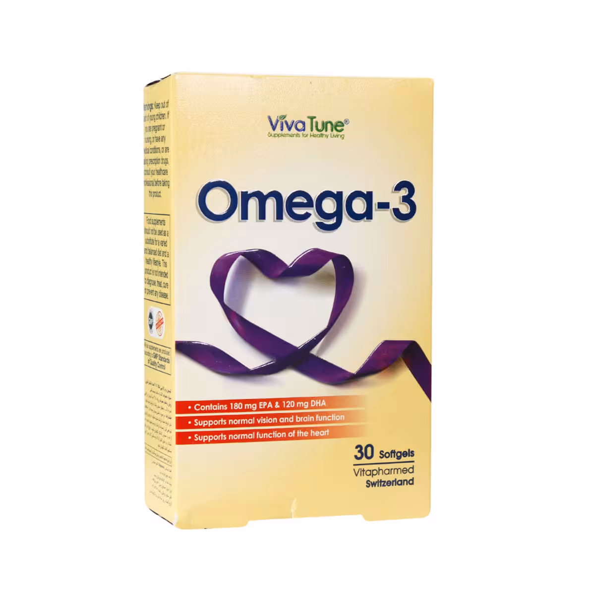سافت ژل امگا 3 ویواتیون | 30 عدد-Viva Tune Omega 3 30 Softgels