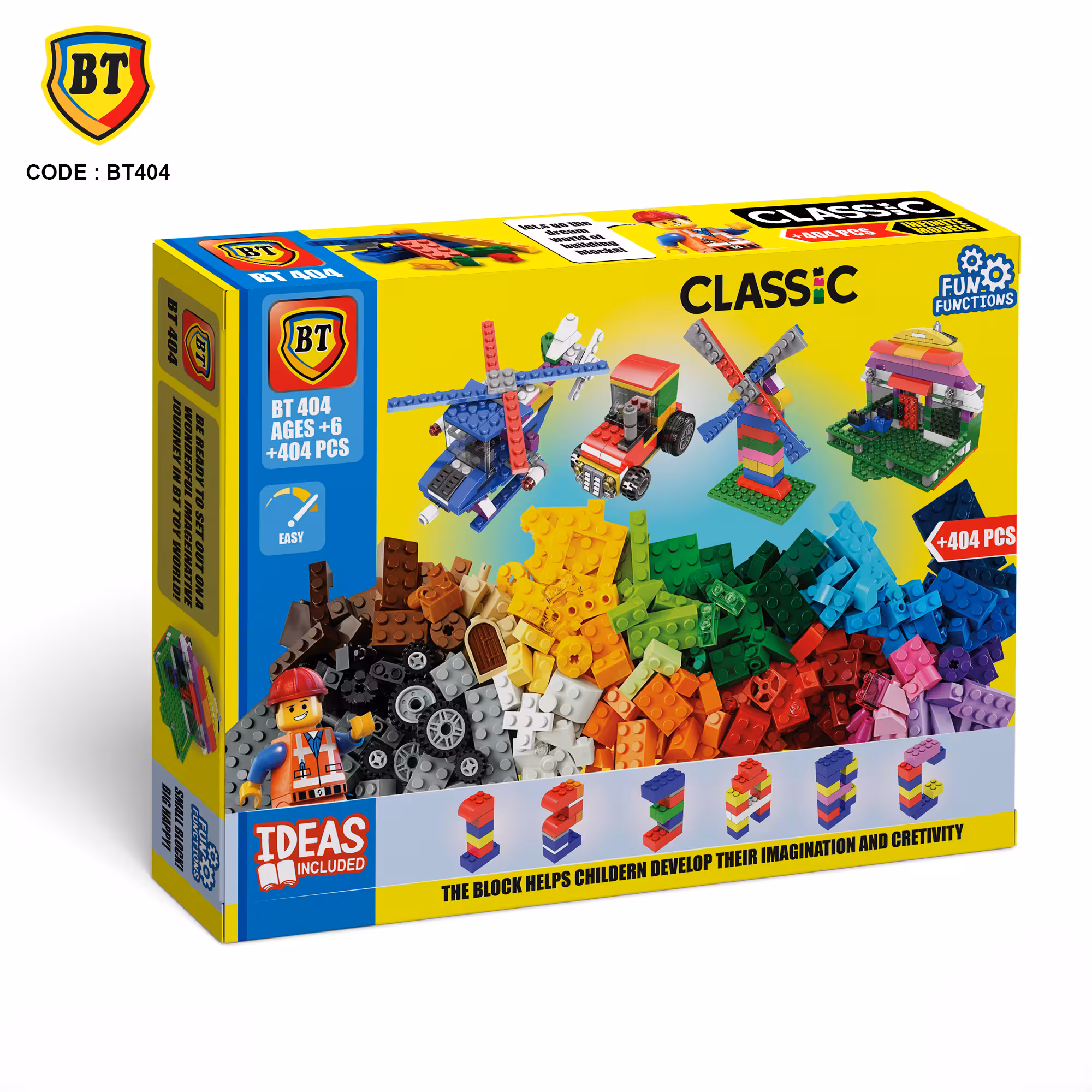 ساختنی لگو کلاسیک 404 قطعه ای