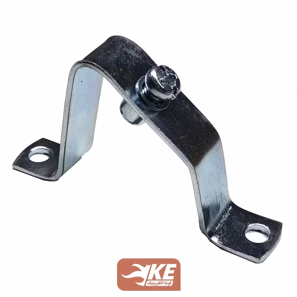 پایه ریل زاویه‌دار 45 درجه با مهره پرچی