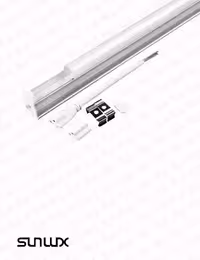 چراغ زیر کابینتی کلیددار 18 وات 120 سانتی T5 بدنه آلومینیوم | سان لوکس