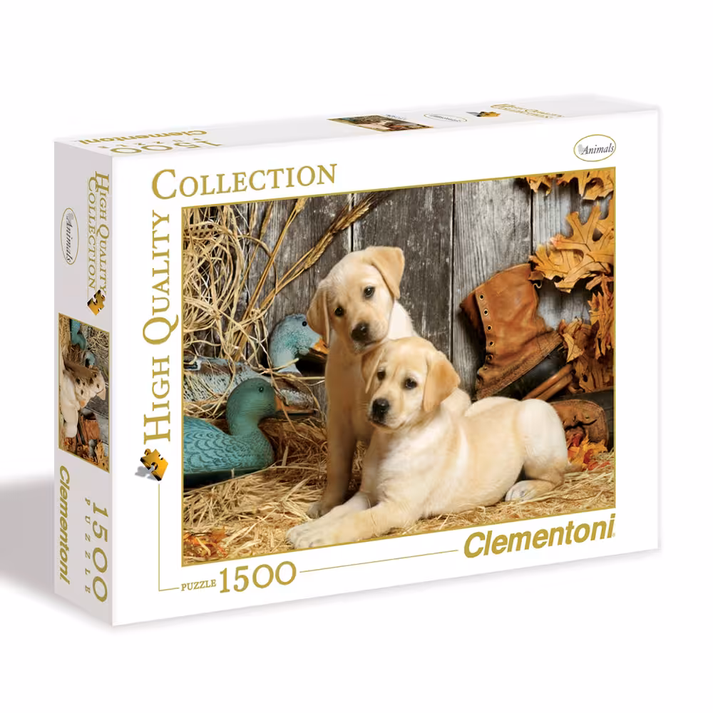 پازل 1500 قطعه ای Clementoni طرح سگ های شکارچی