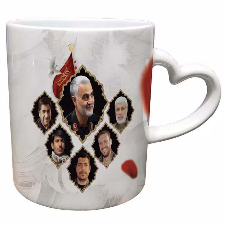 خرید ماگ-لیوان  دسته ساده  سردار سلیمانی کد 6