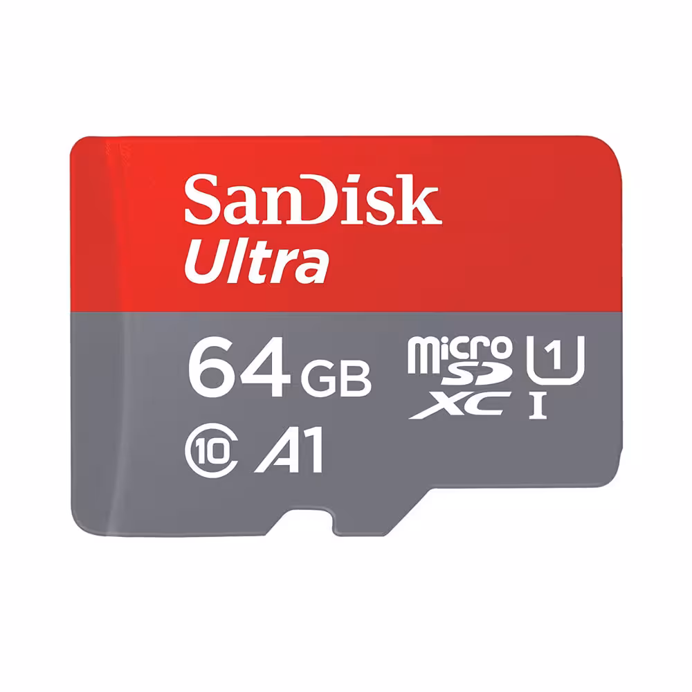 کارت حافظه microSDXC سن دیسک مدل Ultra A1 کلاس 10 سرعت 120MBps ظرفیت 64 گیگابایت