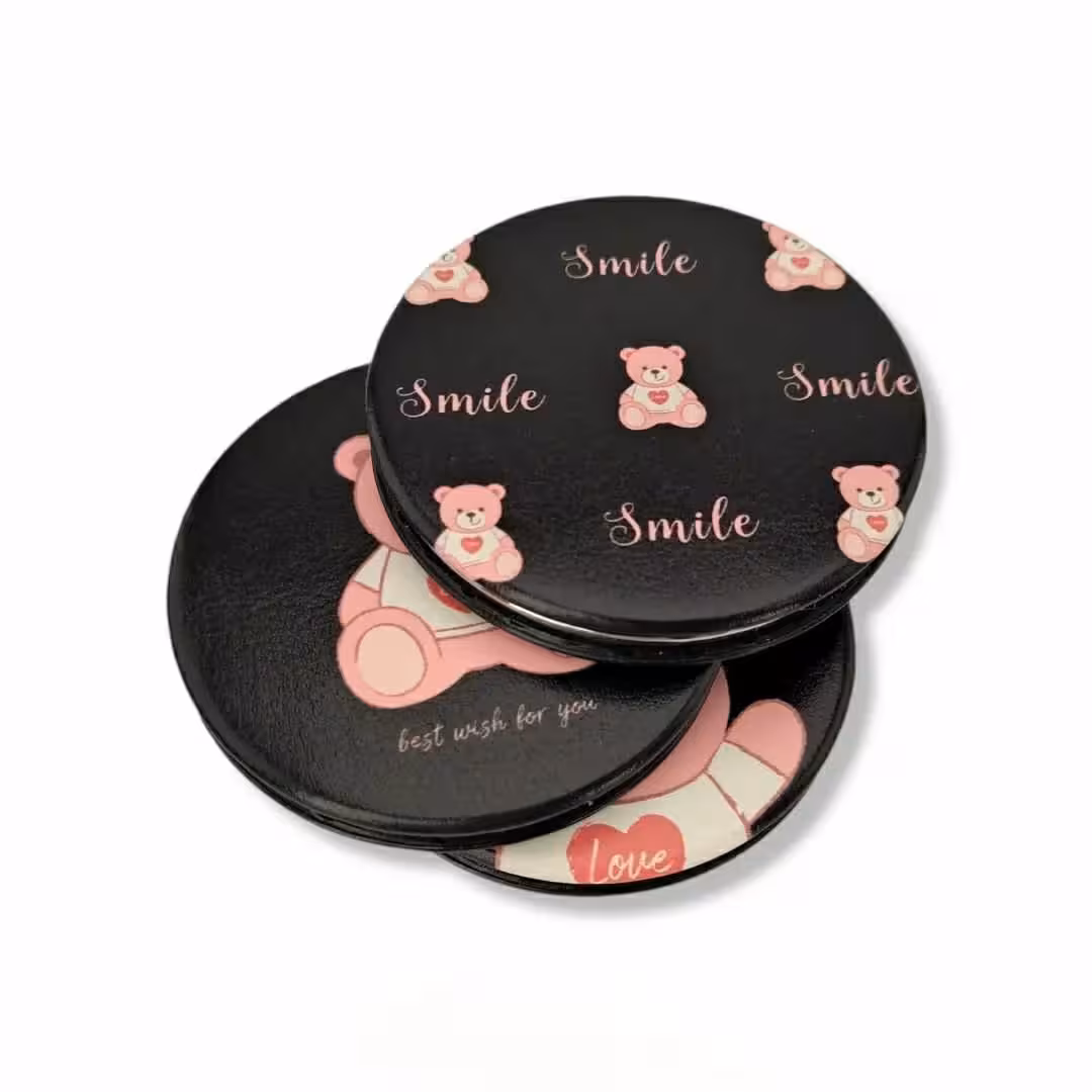 آینه جیبی فانتزی طرح تدی