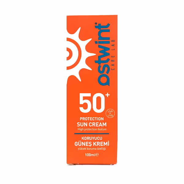 ضد آفتاب بزرگسالان اوستوینت Ostwint نارنجی با spf 50 حجم 100 میل