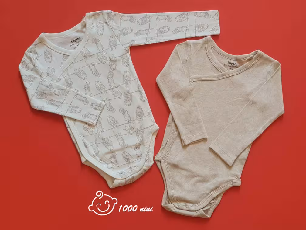 بادی آستین بلند جلودکمه دار نخی لوپیلو کد 02