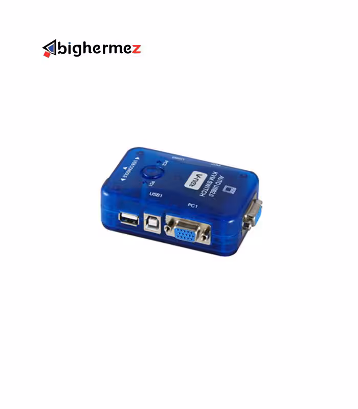 سوییچ 2 پورت KVM پی نت مدل اتوماتیک