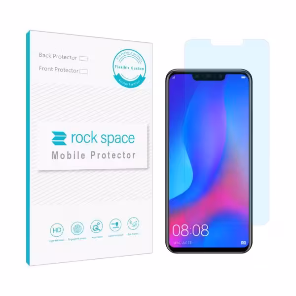 گلس هواوی NOVA 3i مدل نانو هیدروژل آنتی بلو برند راک اسپیس کد S