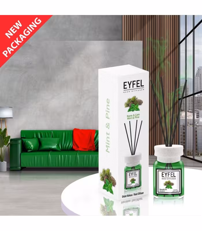 خوشبو کننده هوا EYFEL ایفل EYFEL ایفل رایحه نعناع و کاج Mint & Pine – حجم 120 میلی لیتر اصل ترکیه(original)