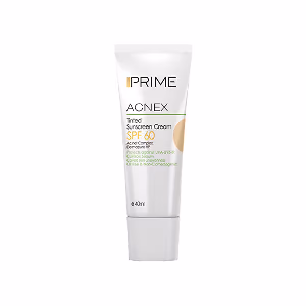 پریم کرم ضد آفتاب رنگی SPF60 مناسب پوست چرب (در 3 رنگ)