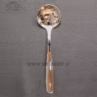 قاشق خورشت نقلی استیل یونیک مدل دونا 6 عددی