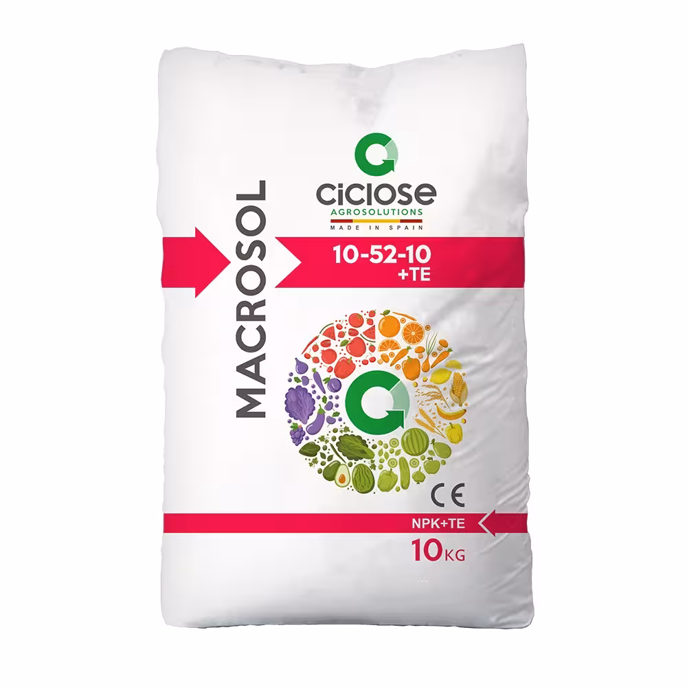 کود Ciclose سیکلوز 10 کیلویی ماکروسول NPK ۱۰-۵۲-۱۰+TE اسپانیا