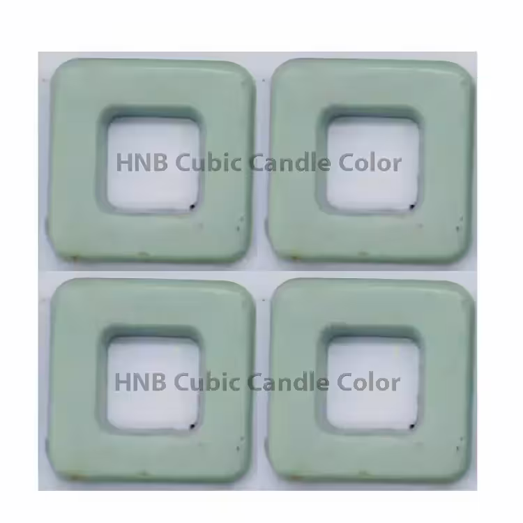 رنگ شمع مکعبی سبز دریایی | amazonchi