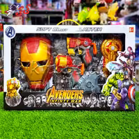 تفنگ مدل ایرونمن اسباب بازی تیر اسفنجی قهرمانی Iron Man SB458