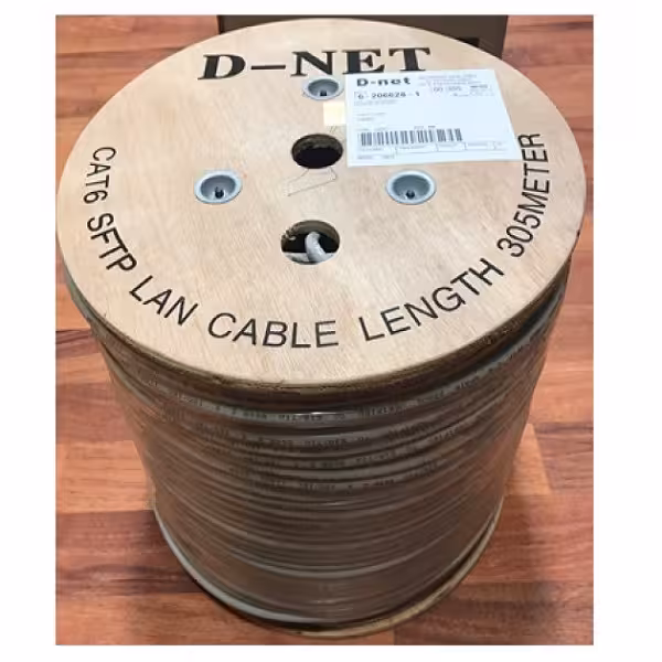 کابل شبکه SFTP دی نت CAT 6 تمام مس305m