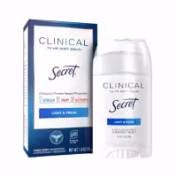 مام کلینیکال سکرت مدل Light And Fresh محافظت 72 ساعته حجم 45 گرم